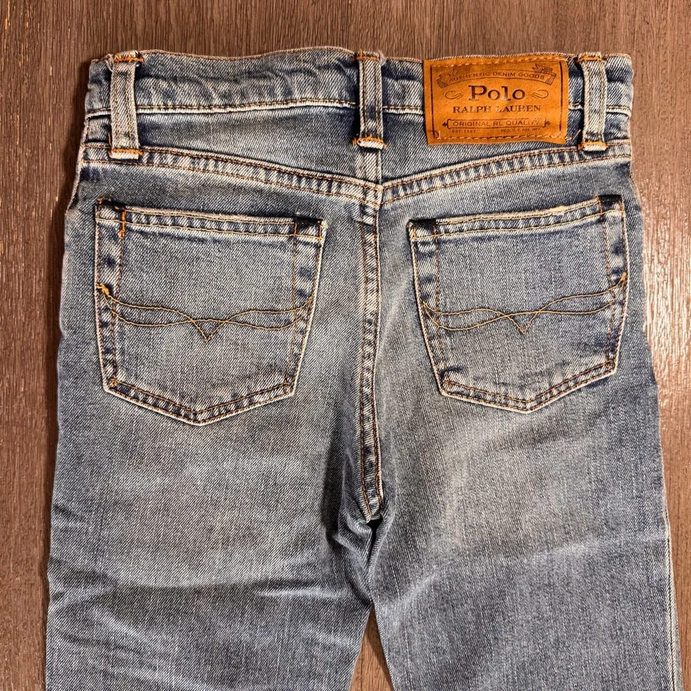 Vintage Ralph Lauren Kids Denim Straight Leg Jeans Pants 6